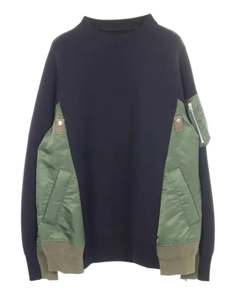Sacai 2010s Pullover mit Dockingstation - Blau Blau