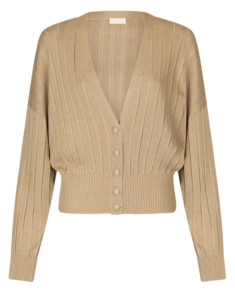 Liu Jo Cardigan aus Lurex - Nude Nude