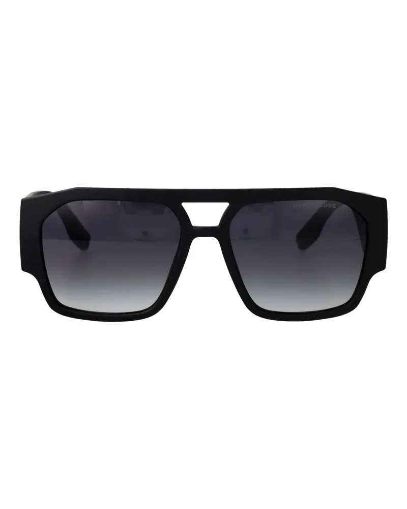 Marc Jacobs rectangle-frame sunglasses - Schwarz Schwarz