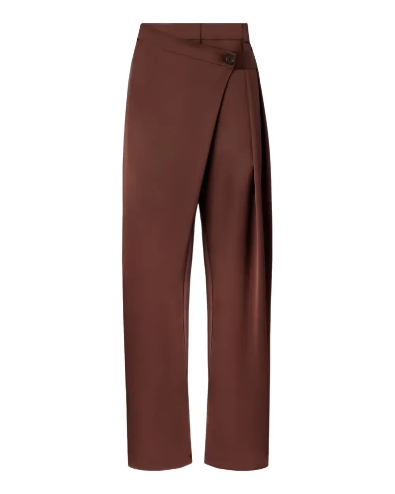 Pinko Hose mit asymmetrischem Bund - Braun Braun