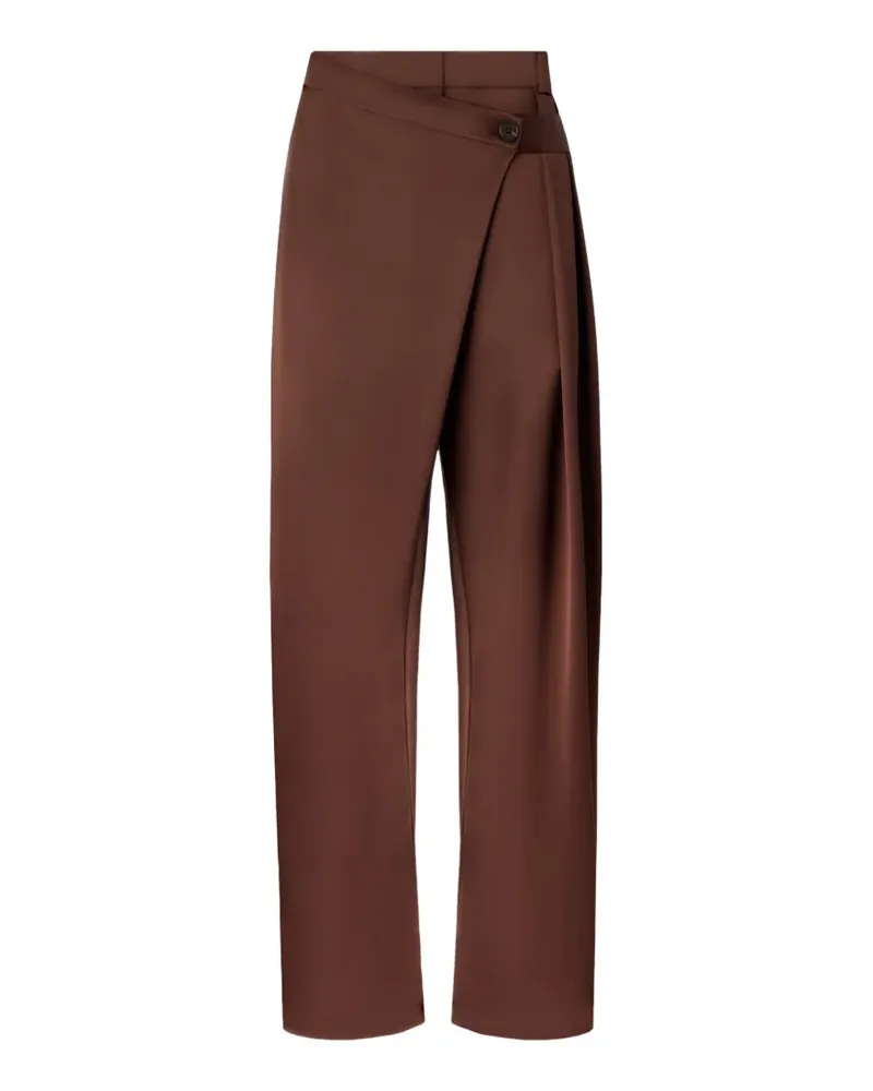 Pinko Hose mit asymmetrischem Bund - Braun Braun