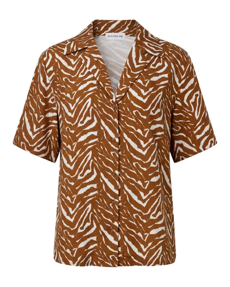 NICHOLAS Sonora shirt - Braun Braun