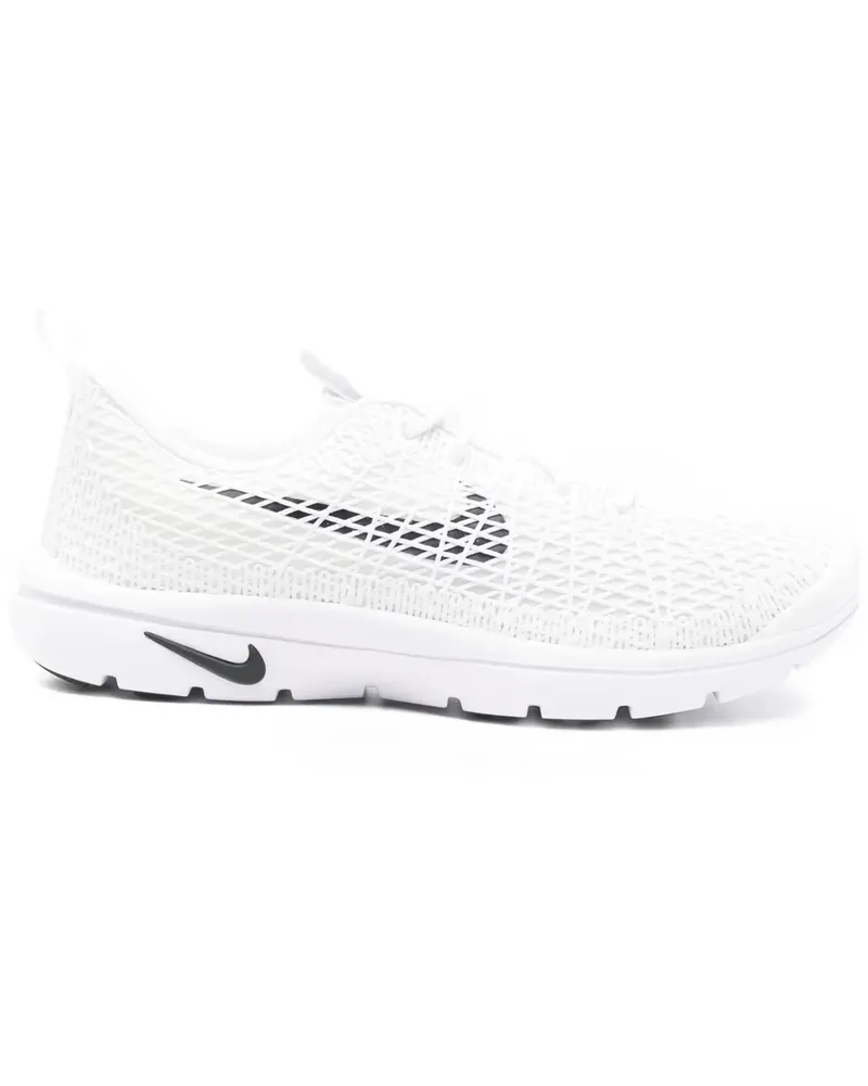 Comme des Garçons mesh-panelled sneakers - Weiß Weiß