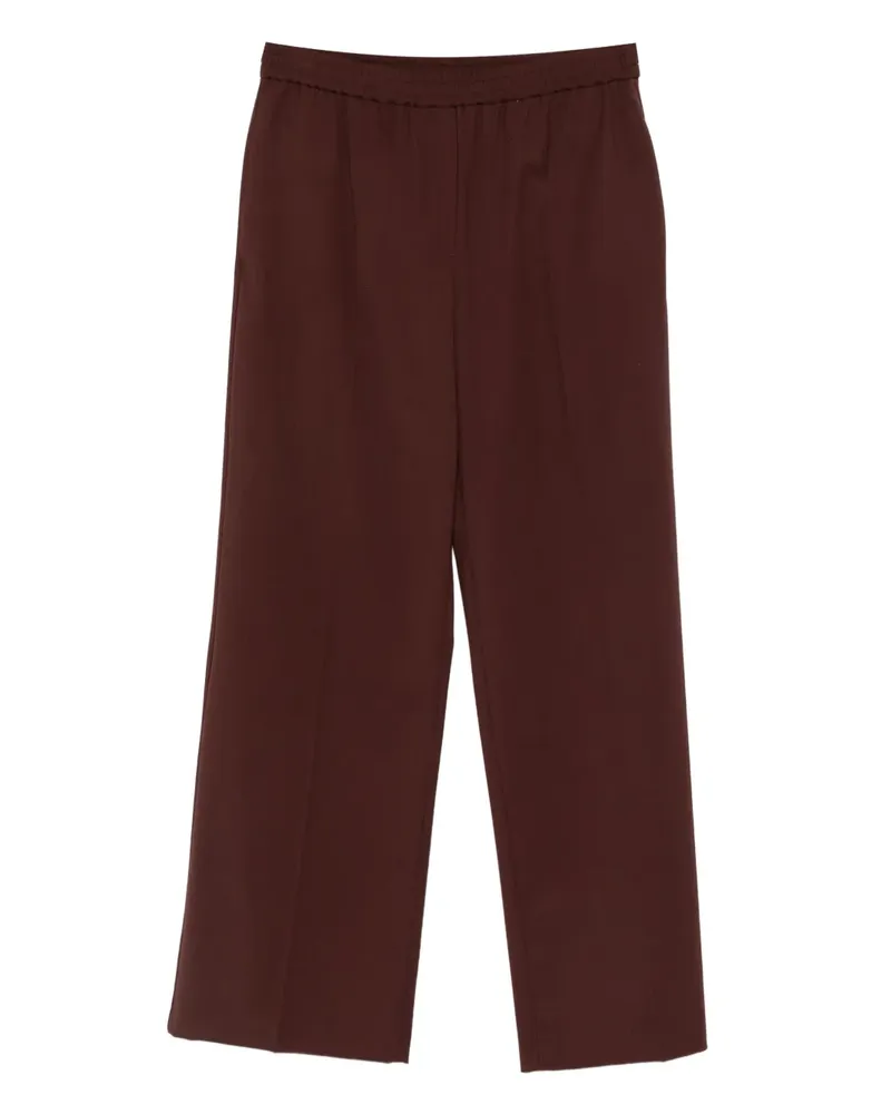 Max Mara Hose mit Stretchbund - Braun Braun
