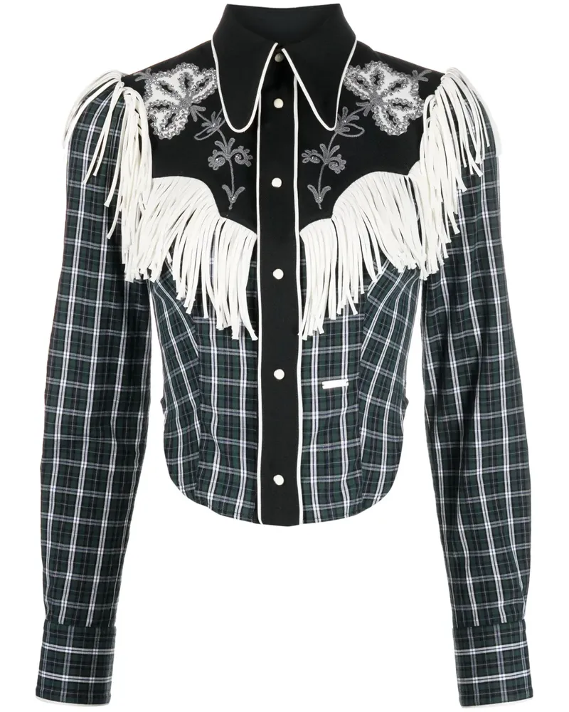 Dsquared2 Kariertes Hemd - Grün Grün
