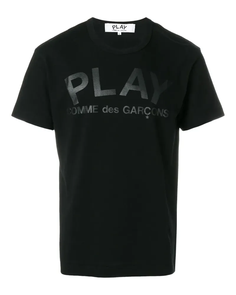 Comme des Garçons T-Shirt mit Logo-Print - Schwarz Schwarz