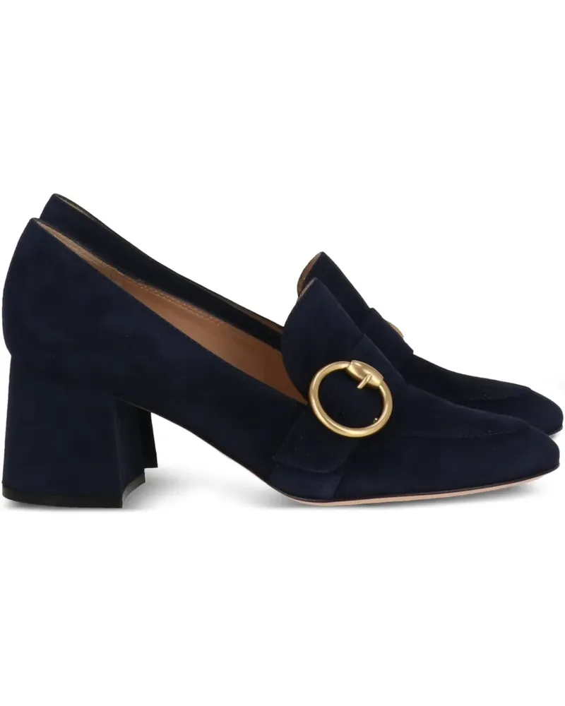 Gianvito Rossi Camden Loafer mit Schnallendetail - Blau Blau