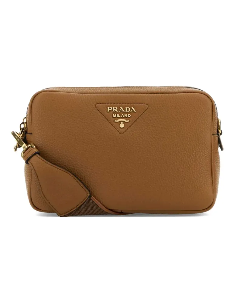 Prada small logo-plaque cross body bag - Braun Braun