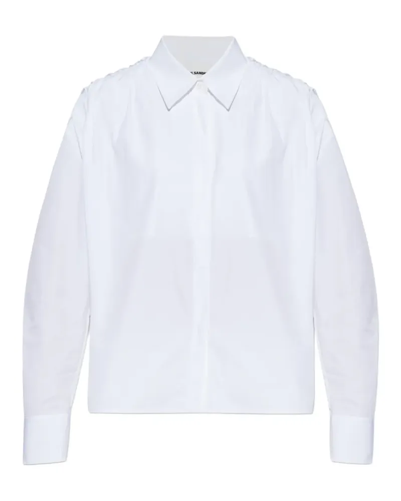 Jil Sander Klassisches Hemd - Weiß Weiß