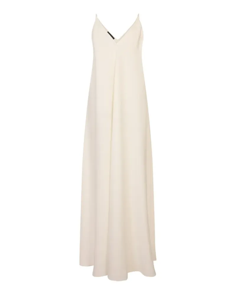 Gianluca Capannolo V-neck strap maxi dress - Nude Nude