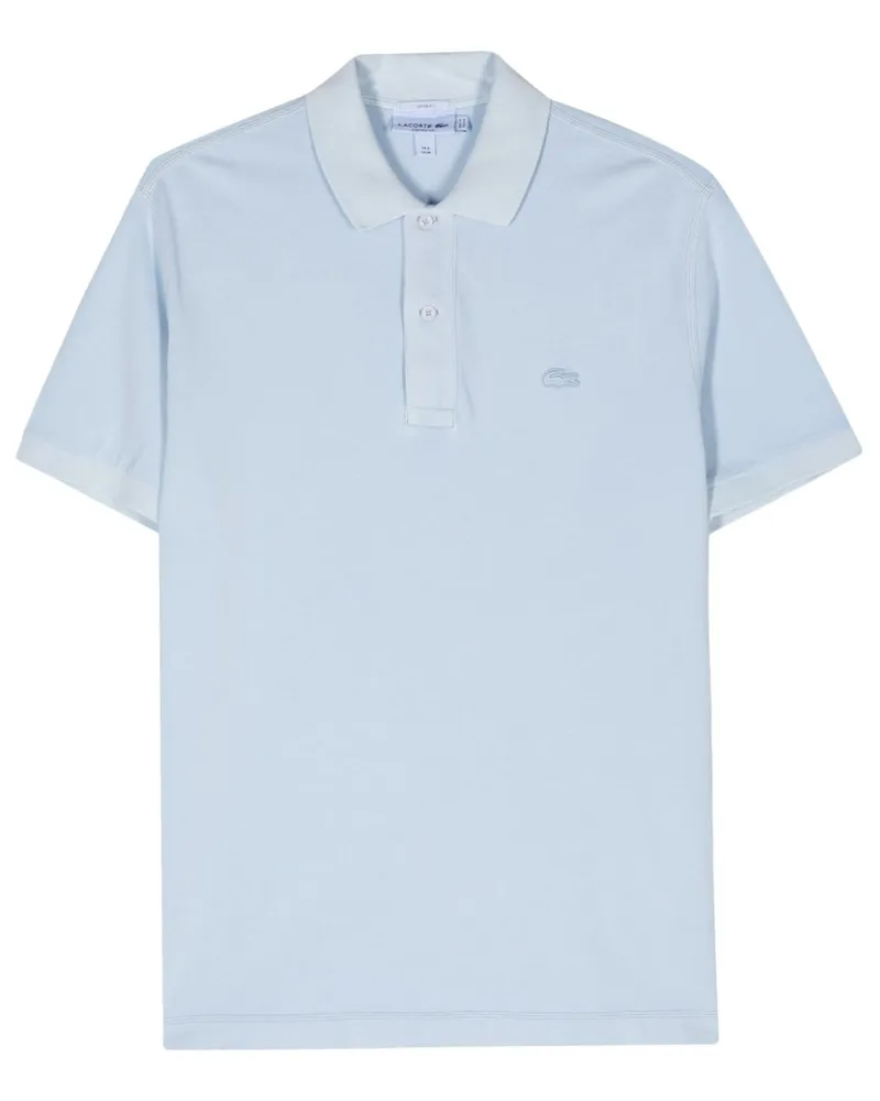 Lacoste Pikee-Poloshirt mit Logo-Patch - Blau Blau