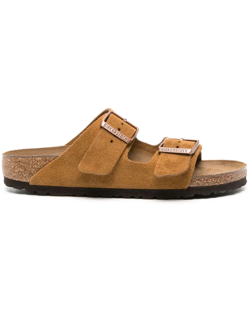 Birkenstock Arizona Sandalen aus Wildleder - Braun Braun