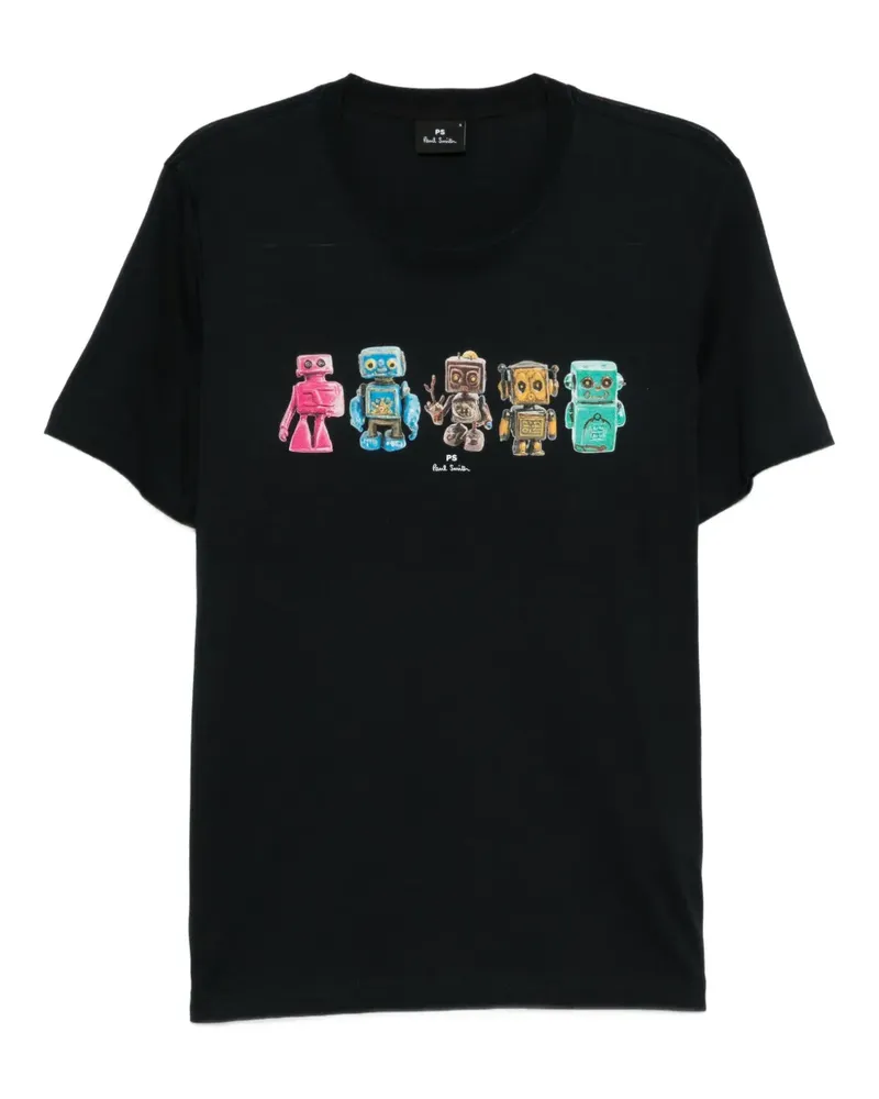 Paul Smith T-Shirt mit grafischem Print - Blau Blau