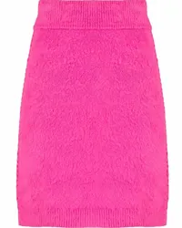 Helmut Lang Texturierter Bleistiftrock Rosa