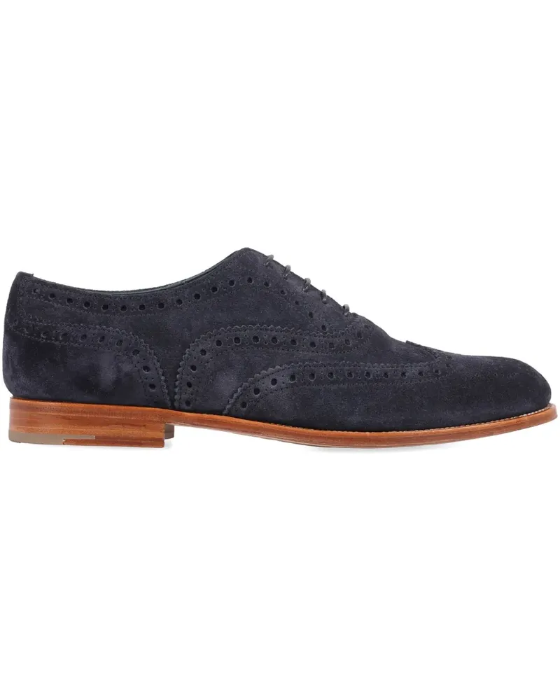 Church's Schnürschuhe aus Wildleder - Blau Blau