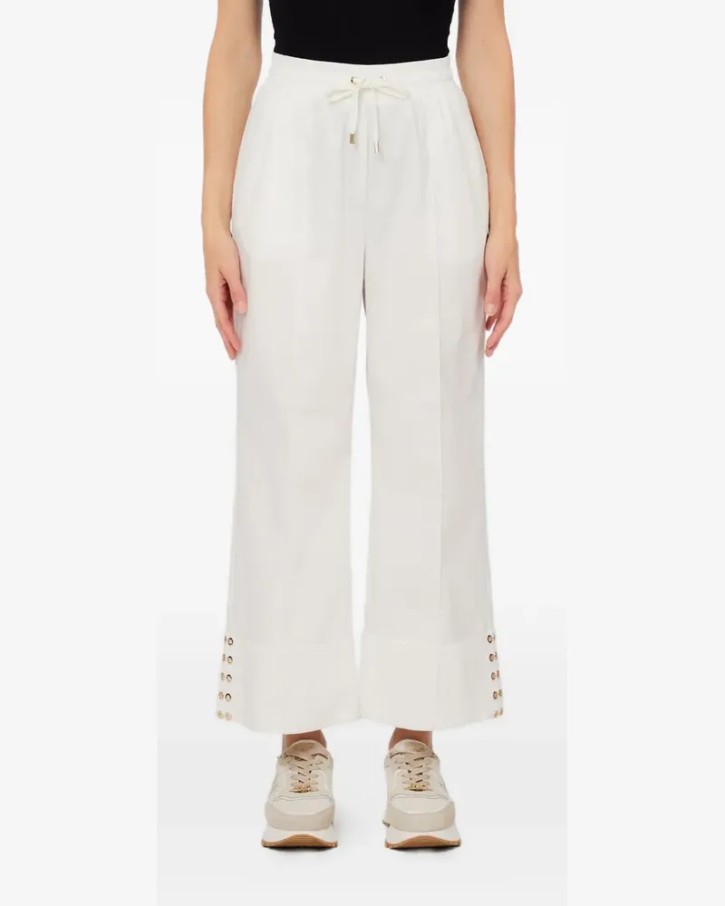 Liu Jo Hose mit Kordelzug - Weiß Weiß