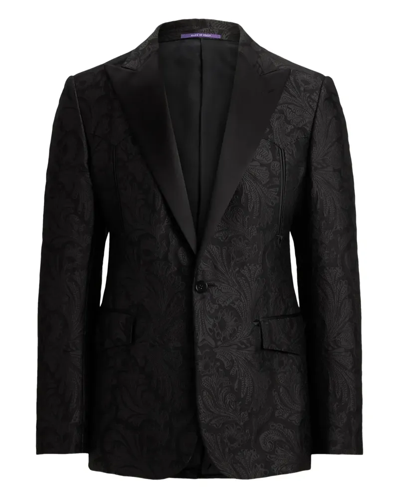 Ralph Lauren Sakko mit Paisley-Jacquardmuster - Schwarz Schwarz