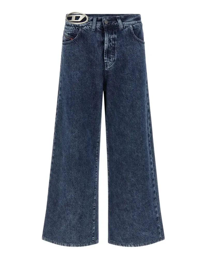 Diesel 1996 D-Sire-S4 cut-out logo jeans - Blau Blau