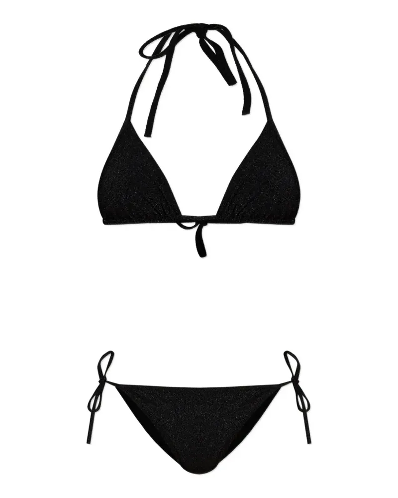 Balmain tie detail beachwear - Schwarz Schwarz