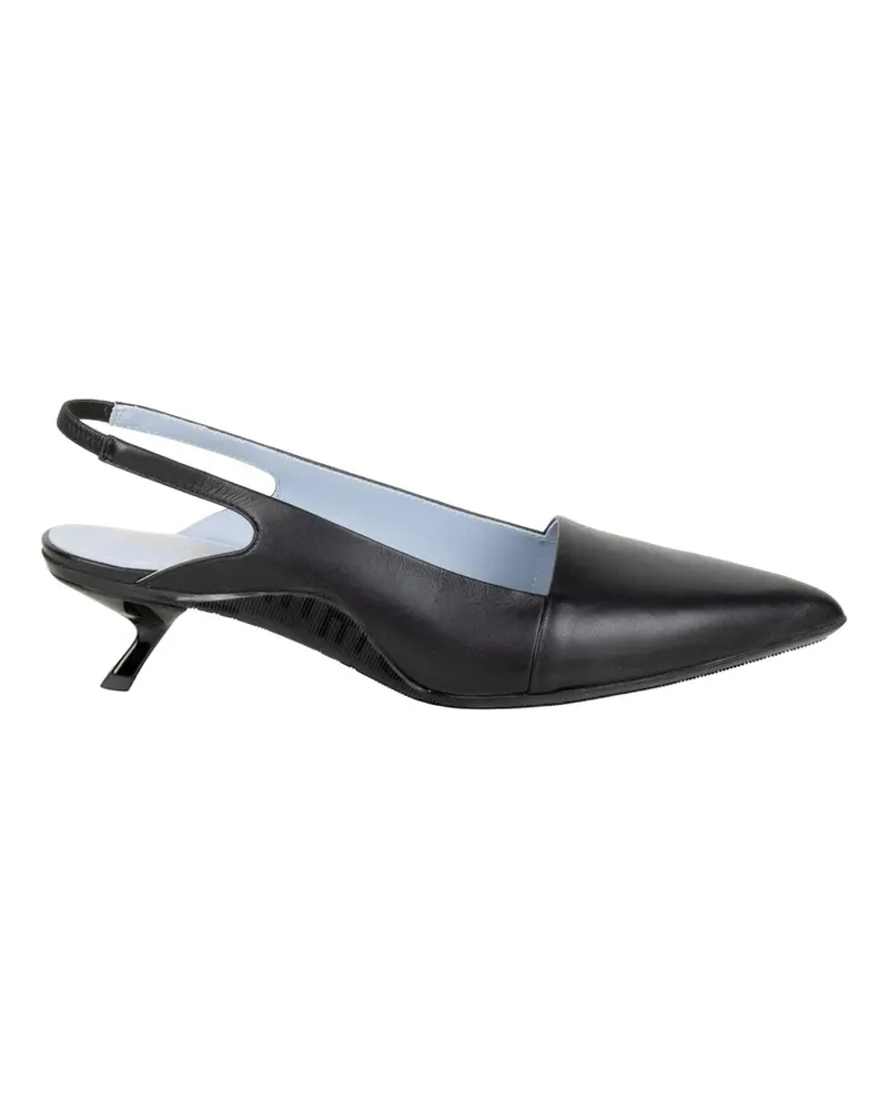 Voile Blanche Astrid slingback pumps - Schwarz Schwarz