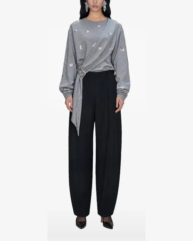Atoir Sweatshirt mit Pailletten - Grau Grau