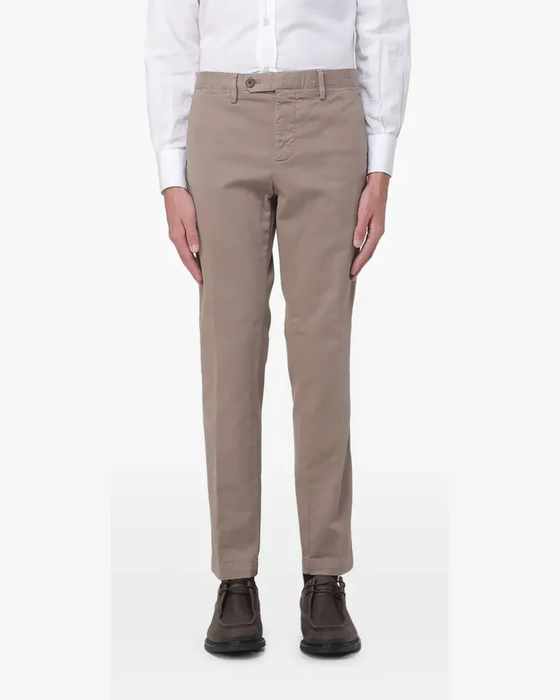 MYTHS straight-leg chino trousers - Nude Nude