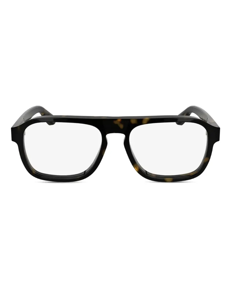 Calvin Klein Klassische Pilotenbrille - Braun Braun