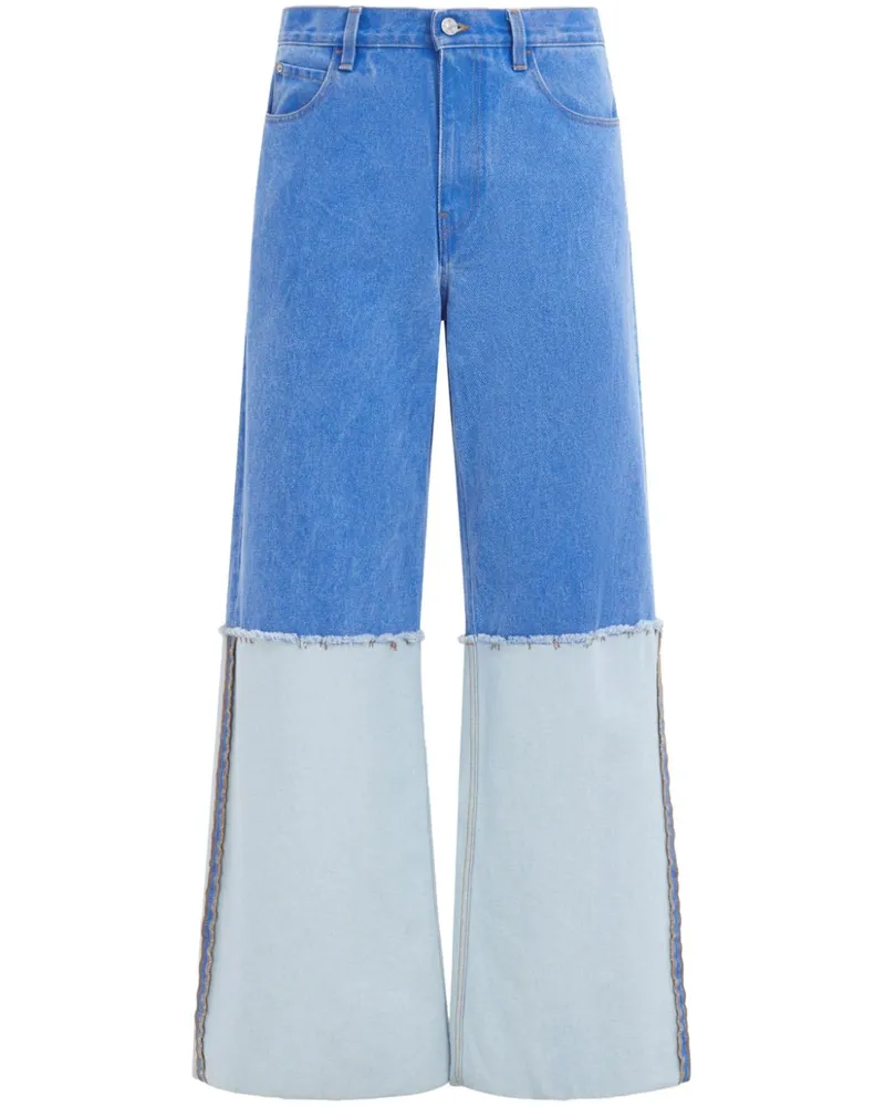Marni Jeans mit umgeschlagenem Saum - Blau Blau