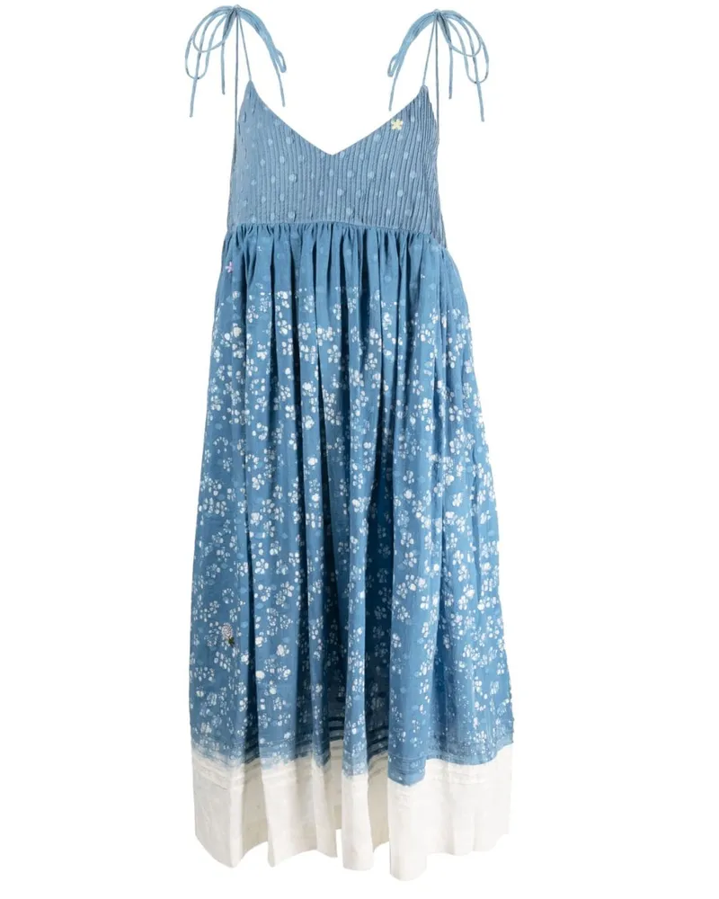 STORY mfg. Kleid in A-Linie Blau