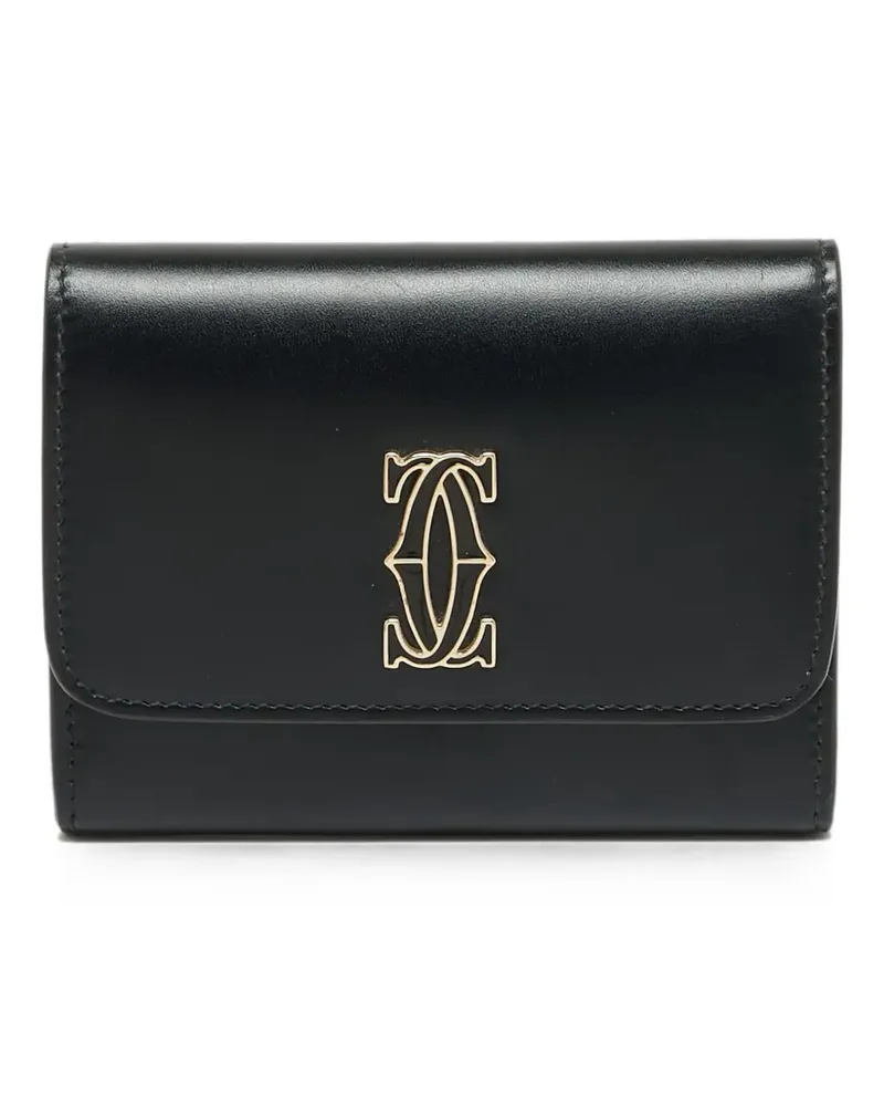 Cartier C de  leather wallet - Schwarz Schwarz