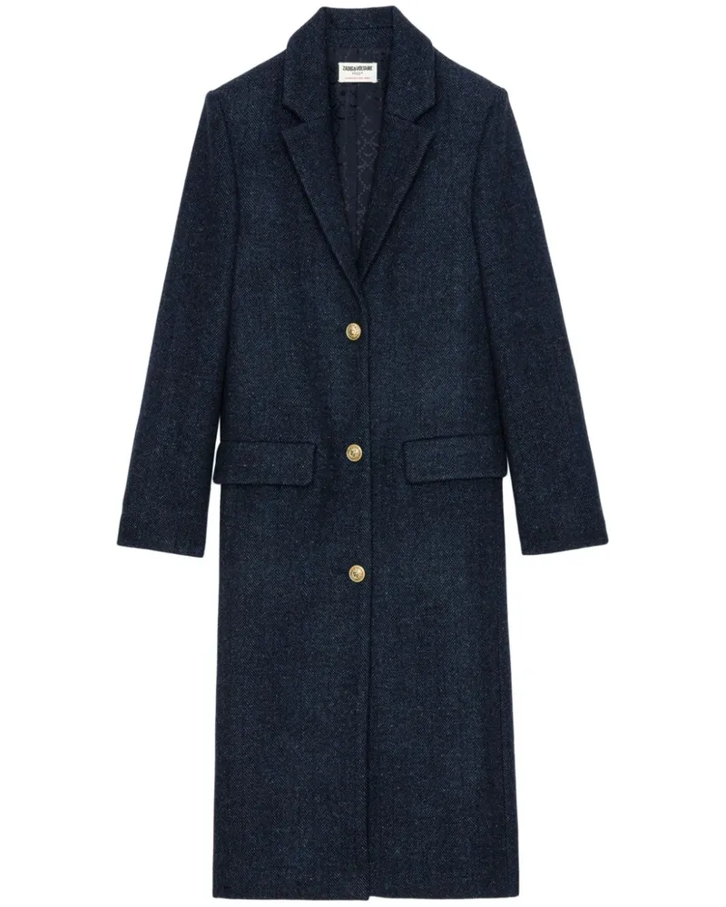 Zadig & Voltaire Mio Mantel - Blau Blau