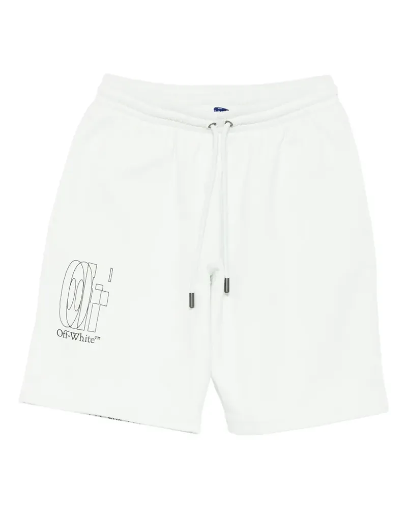 OFF-WHITE Shorts mit Kordelzug - Grün Grün