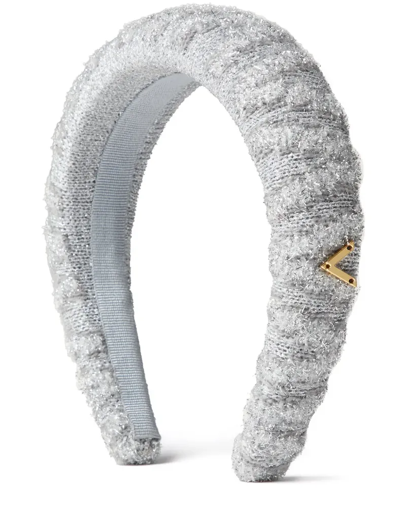 Valentino Garavani Haarreif mit VLogo - Grau Grau