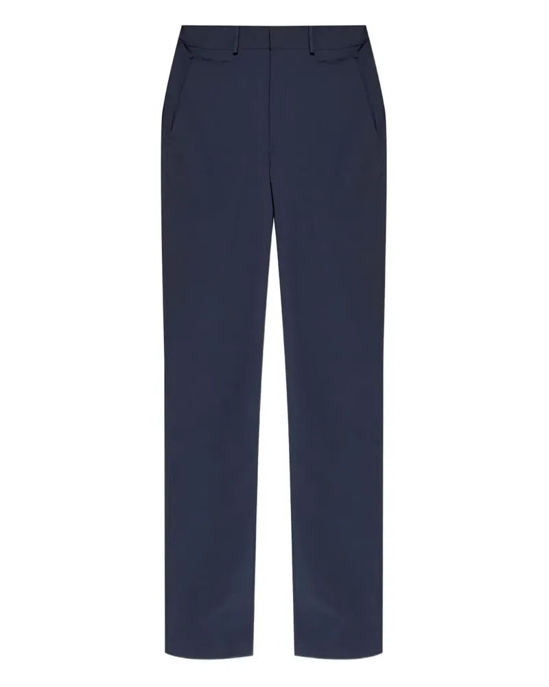 EA7 Tapered-Hose mit Logo-Print - Blau Blau