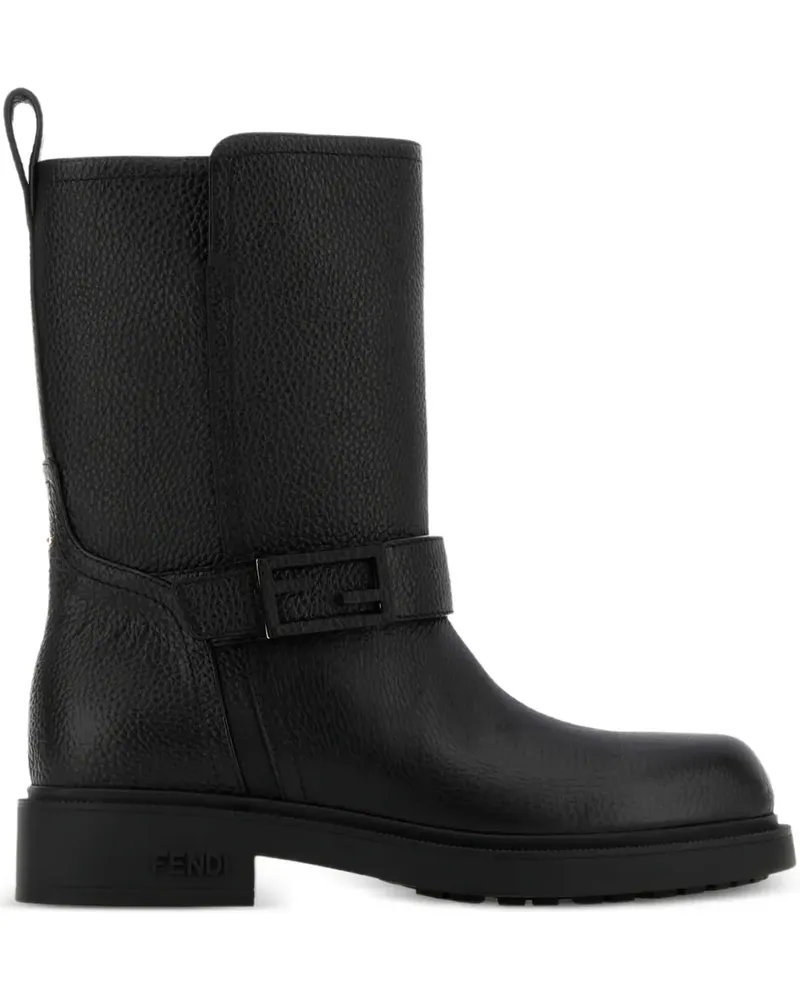 Fendi Stiefel mit Schnalle - Schwarz Schwarz