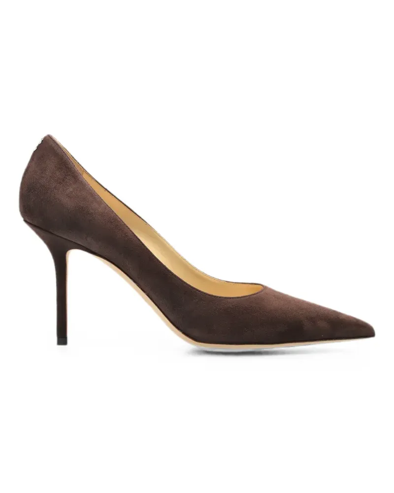 Jimmy Choo Love Pumps aus Wildleder - Braun Braun