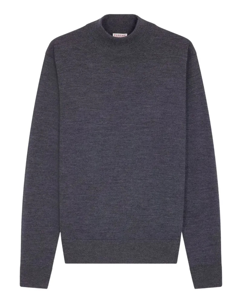 FURSAC Pullover mit Stehkragen - Grau Grau