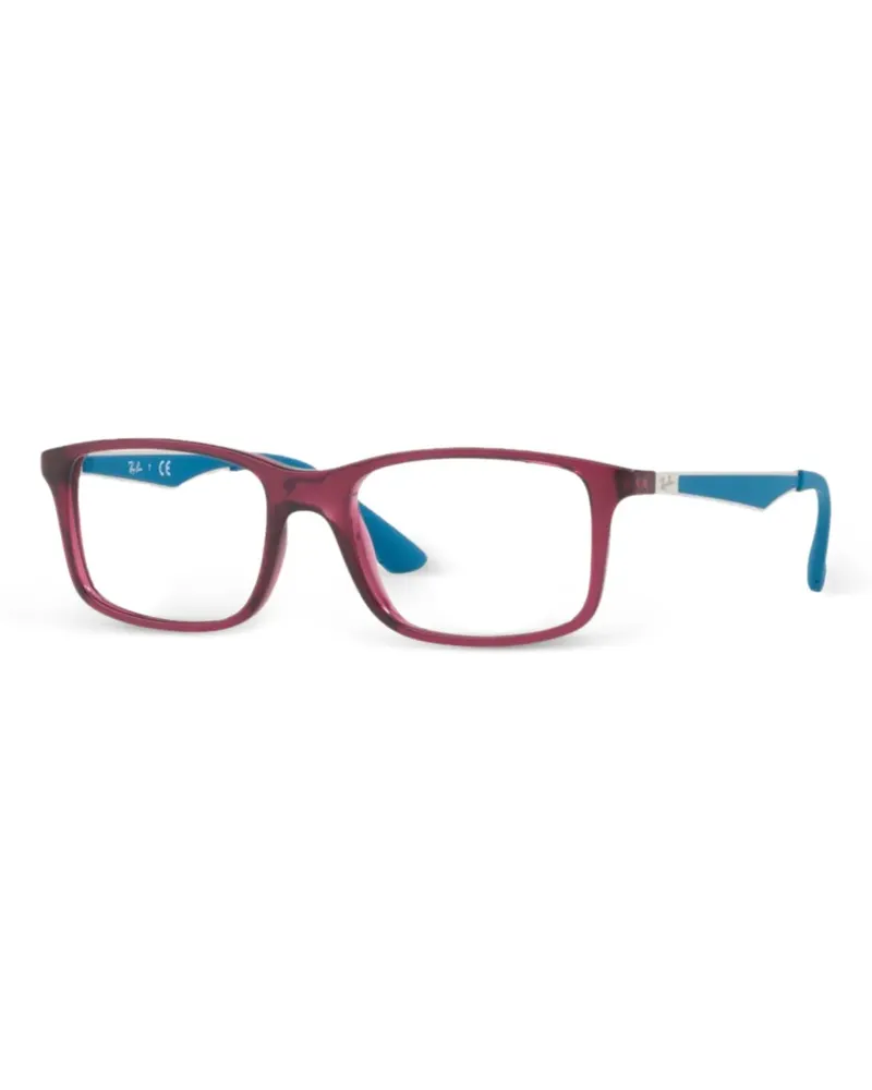 Ray Ban Brille mit eckigem Gestell - Rot Rot