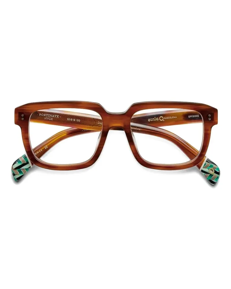 Etnia Barcelona Portinatx Brille mit eckigem Gestell - Braun Braun