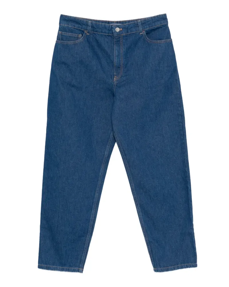 Kitsuné button-fastening jeans - Blau Blau