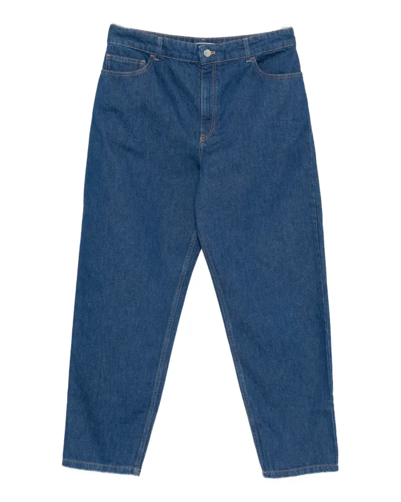 Kitsuné button-fastening jeans - Blau Blau