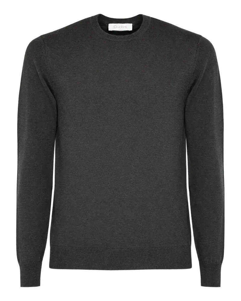 Cruciani Fein gestrickter Pullover - Grün Grün