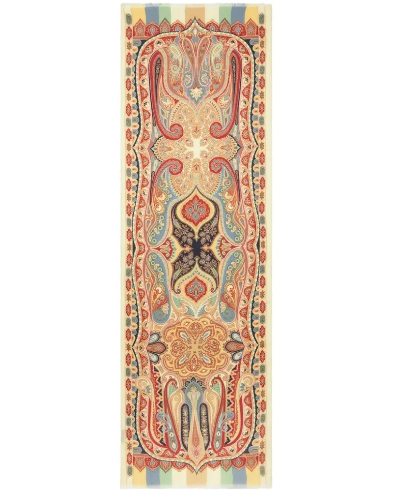 Etro Schal mit Paisley-Print - Nude Nude