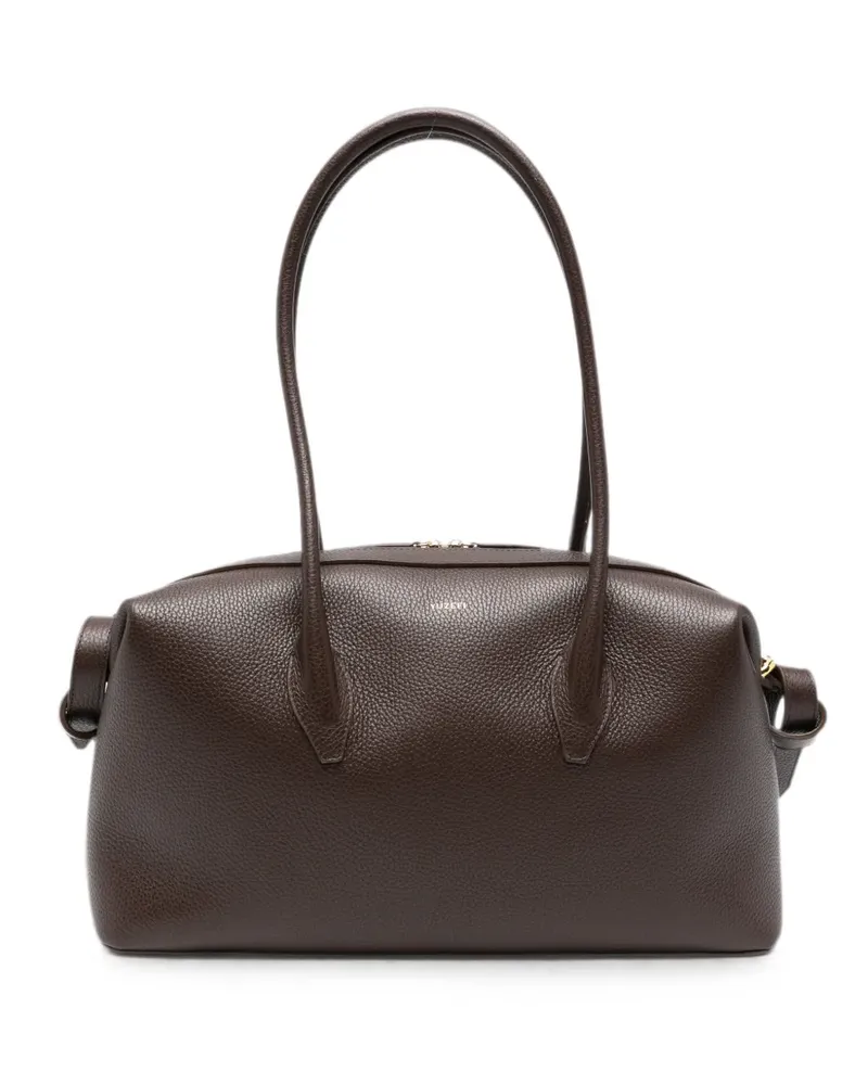 YUZEFI Brioche Duffle leather holdall bag - Braun Braun