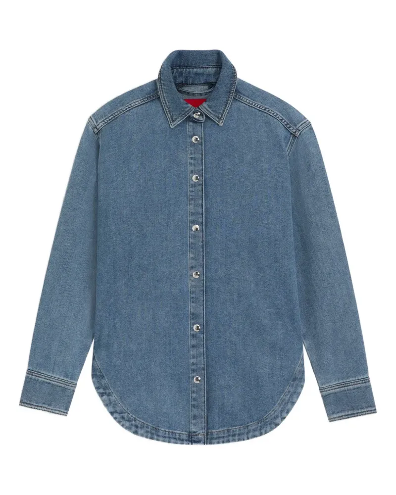 HUGO BOSS button long-sleeve shirt - Blau Blau