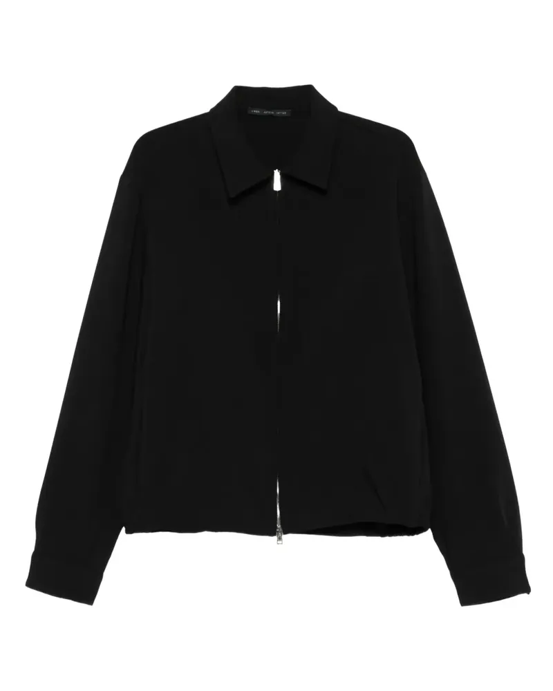 Low Brand Hemdjacke mit Reißverschluss - Schwarz Schwarz