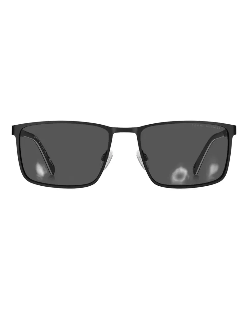 Tommy Hilfiger Sonnenbrille mit eckigem Gestell - Schwarz Schwarz