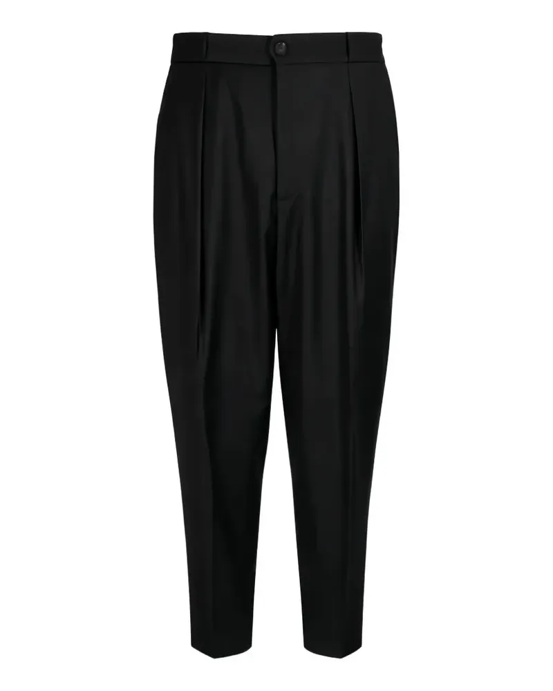 Manuel Ritz pleated tailored trousers - Schwarz Schwarz