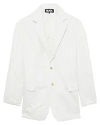 Comme des Garçons Asymmetrischer Blazer Weiß