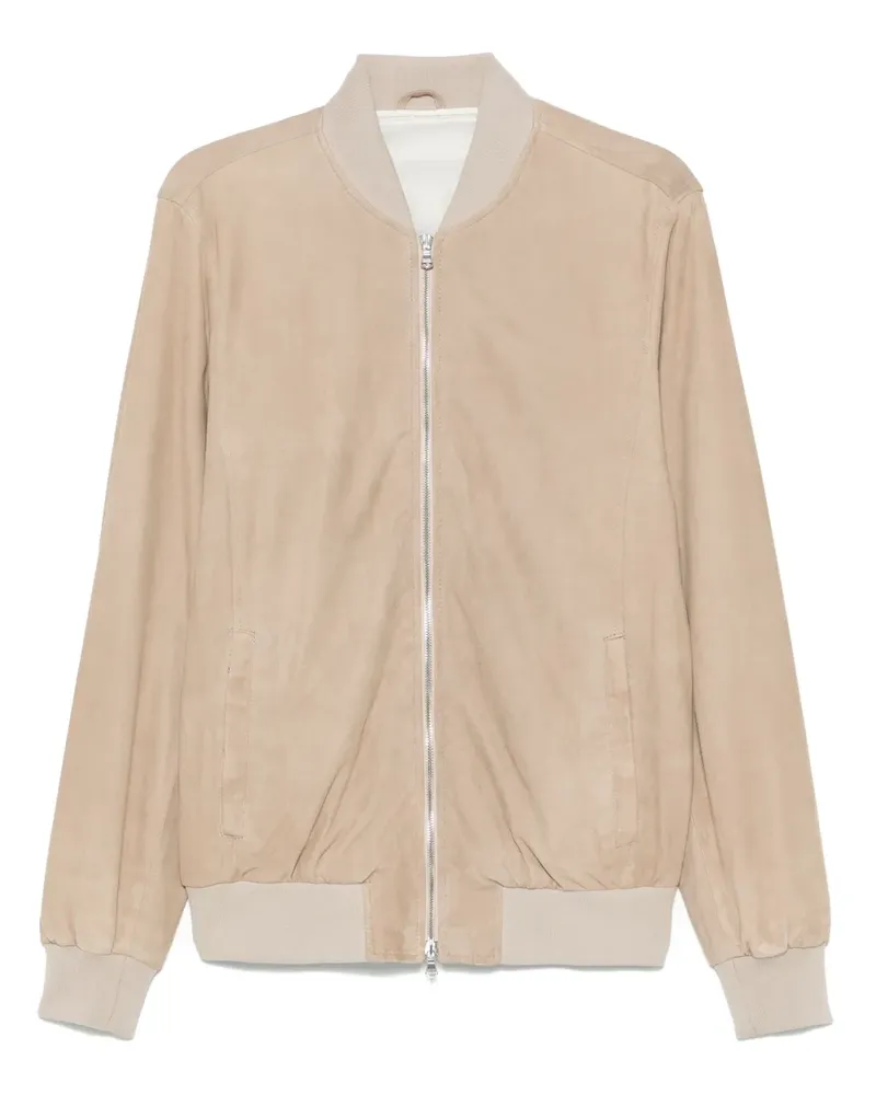 BARBA Jacke aus Wildleder - Nude Nude